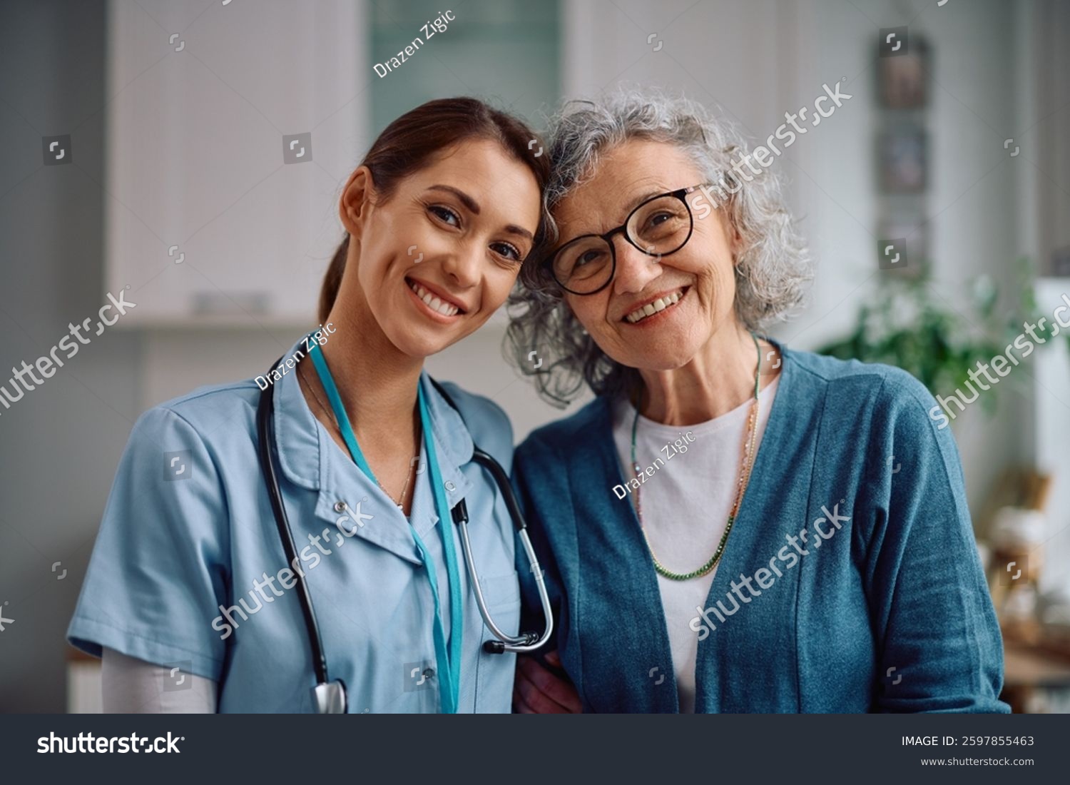 Doctor consulting with patient in a warm, professional setting